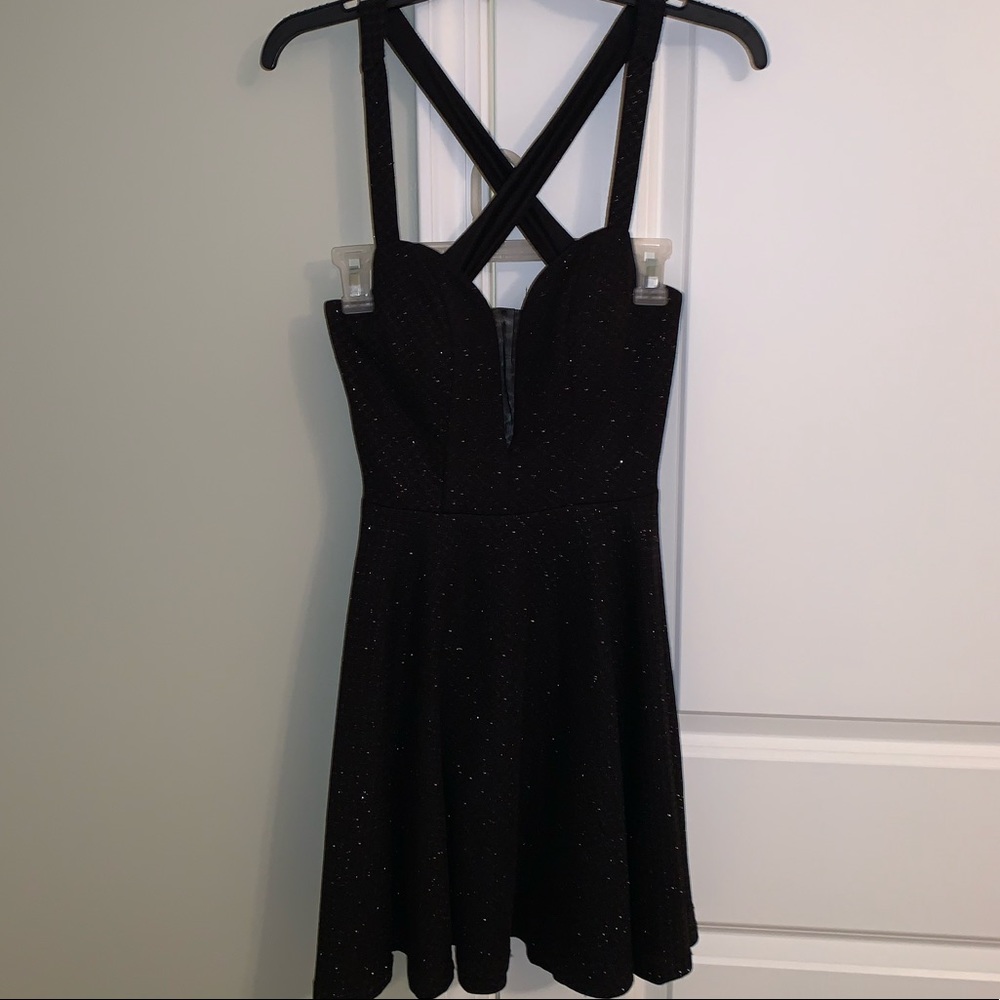 Black Sparkly Cocktail Dress